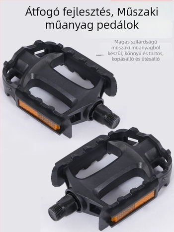 Kerékpár pedálok - műanyag, univerzális kerékpárokhoz, Modell 001, Termékkód J.t./001