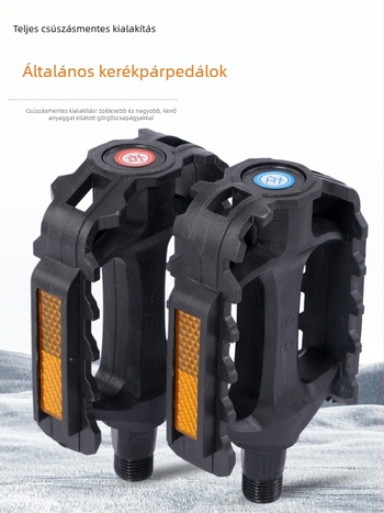 Kerékpár pedálok - műanyag, univerzális kerékpárokhoz, Modell 001, Termékkód J.t./001