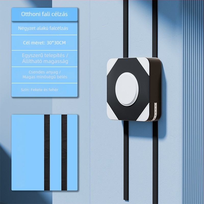 Fali boksz célpont otthoni edzéshez, függőleges kialakítás, PU anyag, Taekwondo és Sanda edzéshez