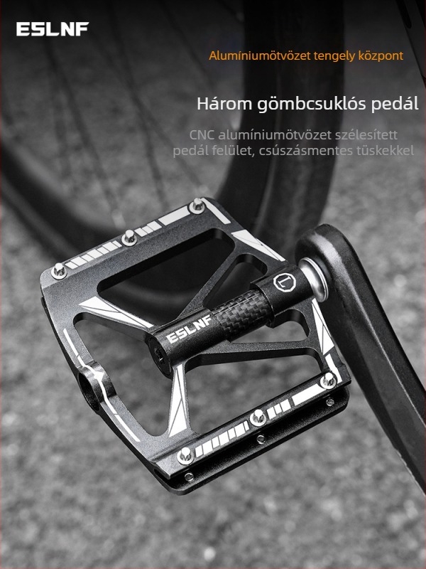 Út- és mountain bike pedál karbon szálas középső csővel és CNC alumínium ötvözetből – Eslnf/esslon