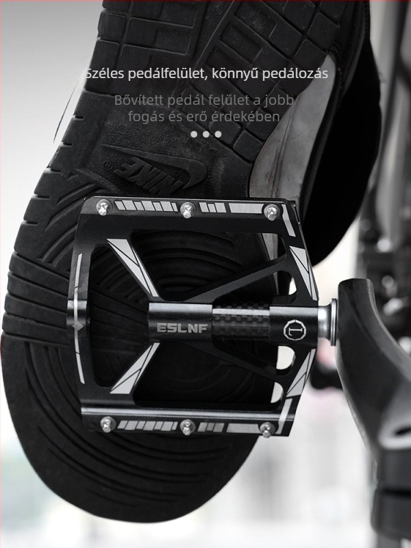 Út- és mountain bike pedál karbon szálas középső csővel és CNC alumínium ötvözetből – Eslnf/esslon