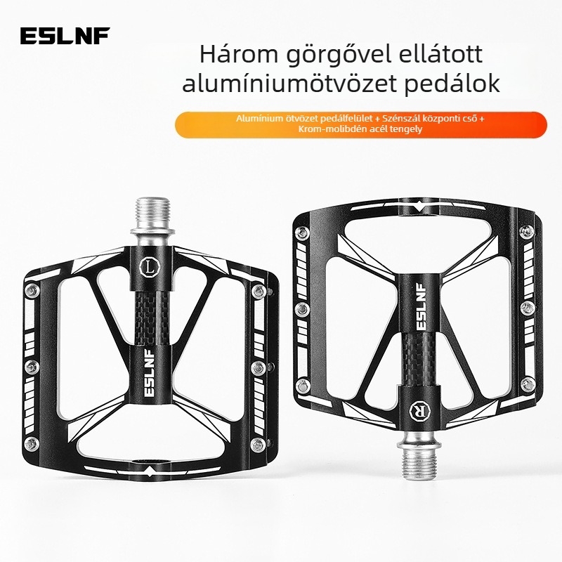 Út- és mountain bike pedál karbon szálas középső csővel és CNC alumínium ötvözetből – Eslnf/esslon