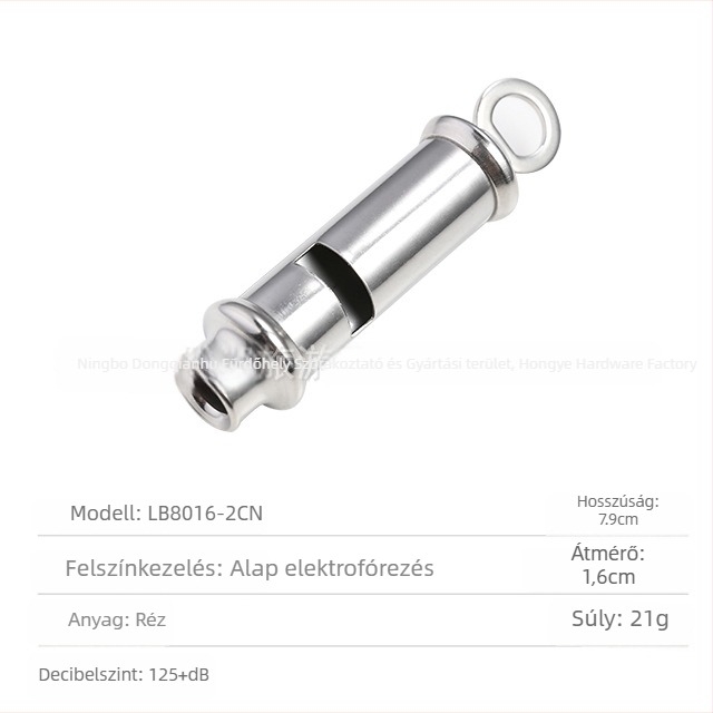 Tigris fejű réz síp - HUTOU, Síp, Nincs logó, Nincs testreszabás