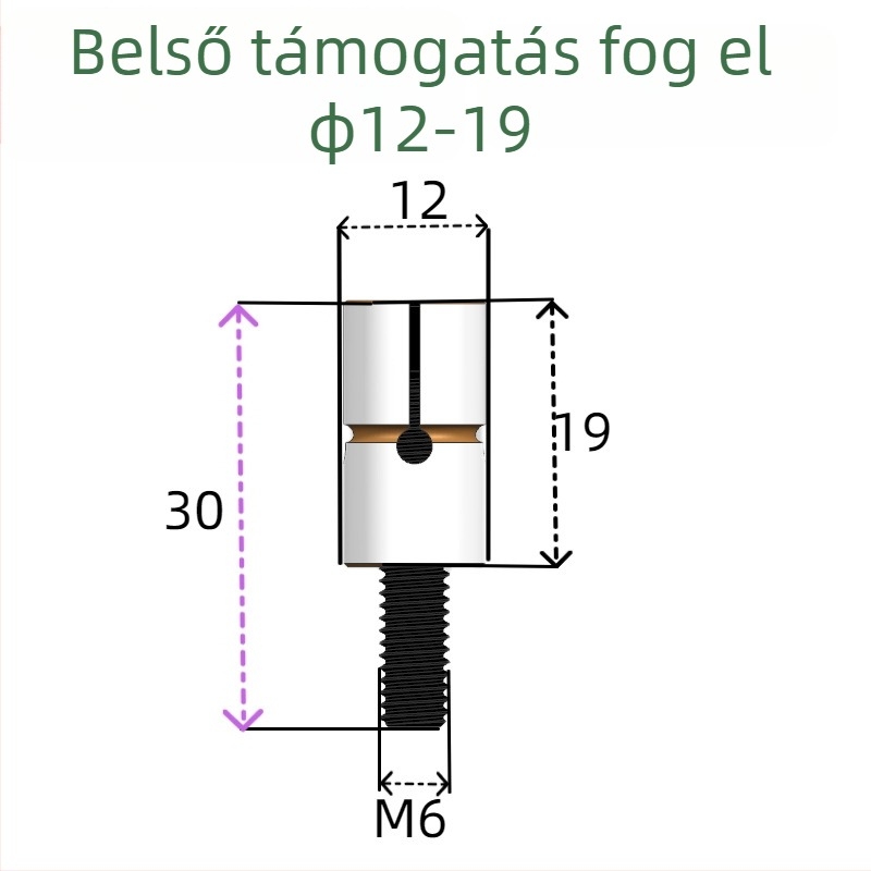 Belső átmérőjű expanziós csap a megmunkáló központhoz - Tongjing Hardware, GB119.1, HRC38-42