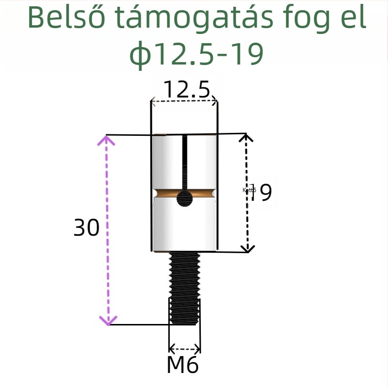 Belső átmérőjű expanziós csap a megmunkáló központhoz - Tongjing Hardware, GB119.1, HRC38-42