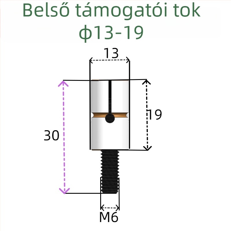 Belső átmérőjű expanziós csap a megmunkáló központhoz - Tongjing Hardware, GB119.1, HRC38-42