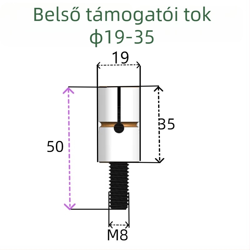 Belső átmérőjű expanziós csap a megmunkáló központhoz - Tongjing Hardware, GB119.1, HRC38-42