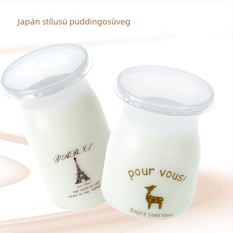 PP puding pohár fedővel – magas hőállóságú, élelmiszer-minőségű, testreszabható nyomtatás (offset, szitanyomás, UV, dombornyomás)
