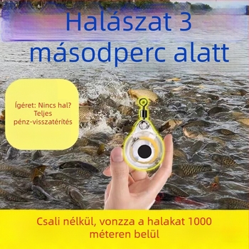 Víz alatti ultrahangos halcsalogató lámpa, teljesen automata