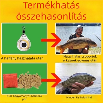 Víz alatti ultrahangos halcsalogató lámpa, teljesen automata