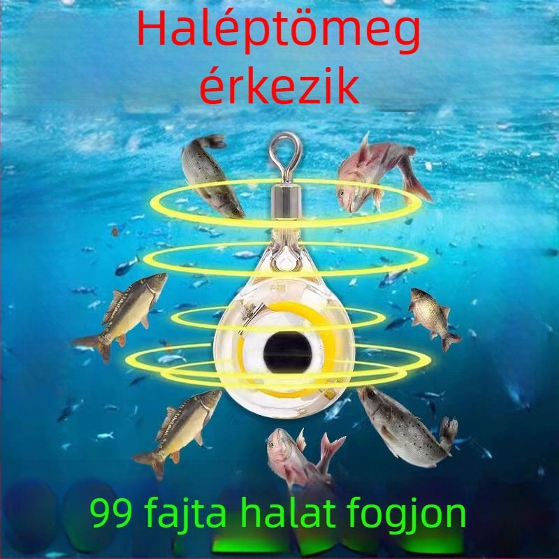 Víz alatti ultrahangos halcsalogató lámpa, teljesen automata