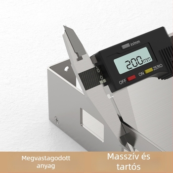 Mu Jue MJ-6899 Rozsdamentes acélból készült falra szerelhető konyhai tárolópolc mikrohullámú sütő, sütő és rizsfőző számára