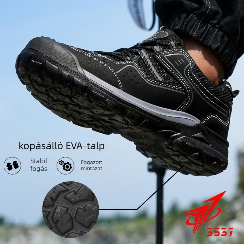 3537 túracipő: csúszásmentes, kopásálló, lélegző, EVA talp