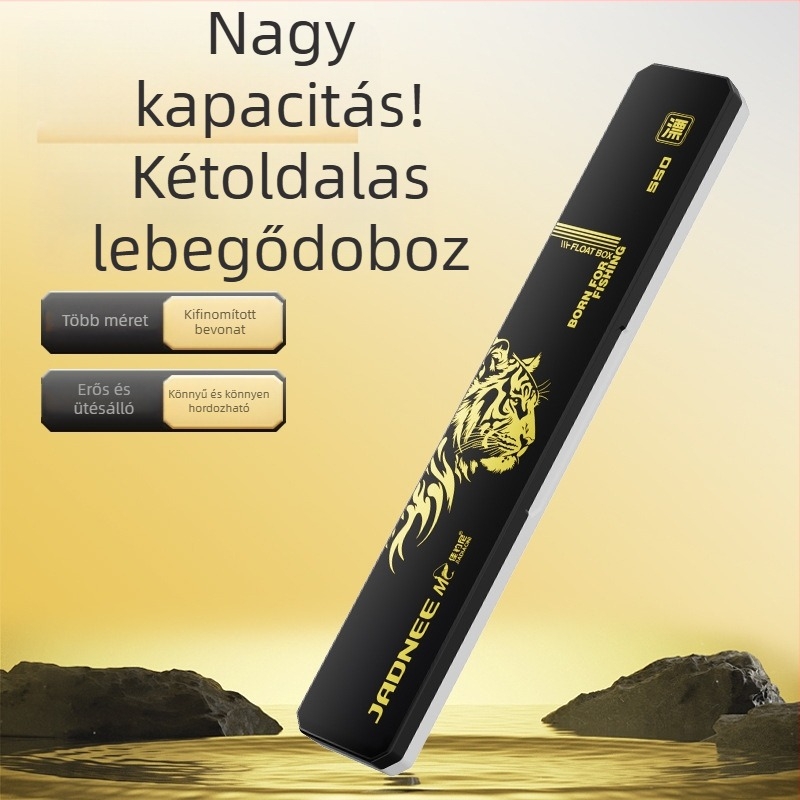 Jiadiani Horgászúszó Doboz, Nagy Kapacitású, Többfunkciós, Két Rétegű, Kibővíthető és Szélesebb, Nylon
