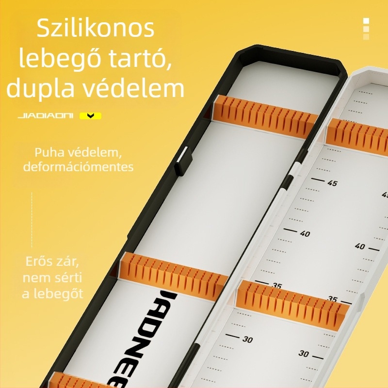 Jiadiani Horgászúszó Doboz, Nagy Kapacitású, Többfunkciós, Két Rétegű, Kibővíthető és Szélesebb, Nylon