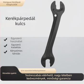 Hongyue kerékpárjavító kulcs pedál- és első/hátsó tengely eltávolításhoz, fém