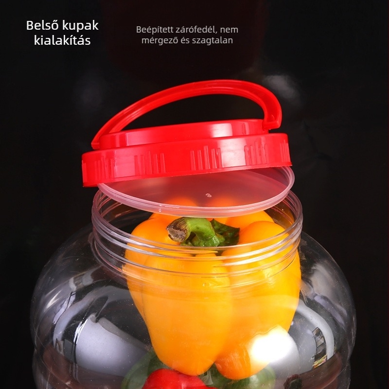 Személyre szabható PET műanyag üveg, ragasztó címkével általános csomagoláshoz