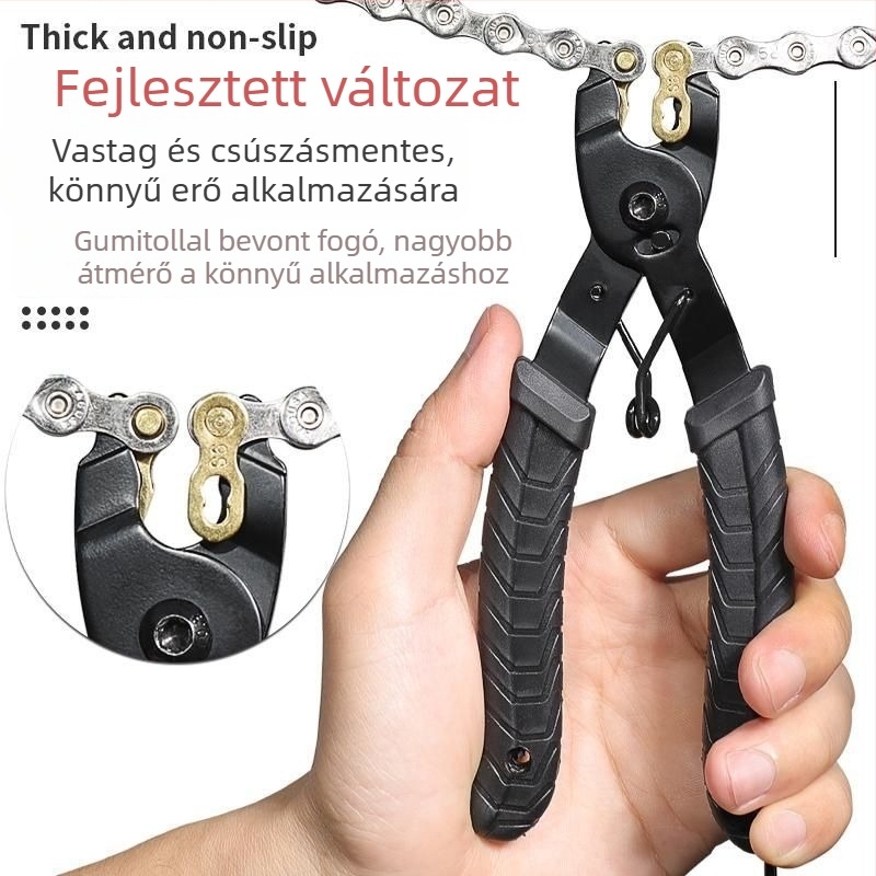 Kerékpárlánc csipesz — többfunkciós szerszám, lánc szétszerelés és összeszerelés, kettős használat, XW márka