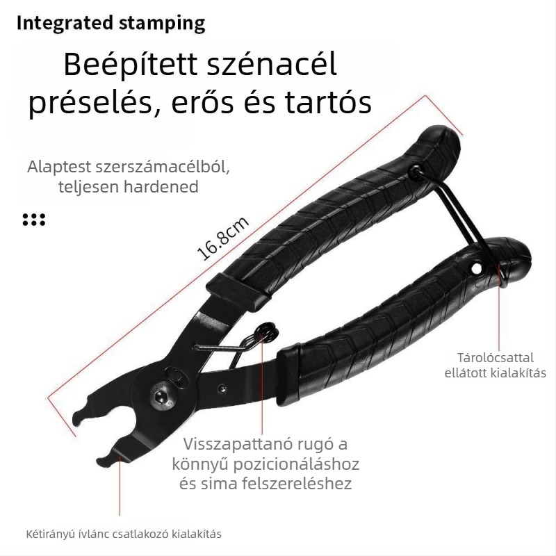 Kerékpárlánc csipesz — többfunkciós szerszám, lánc szétszerelés és összeszerelés, kettős használat, XW márka