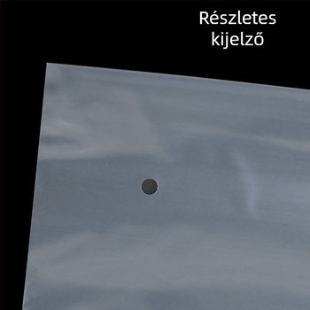 Átlátszó önadhéziós PE csomagoló taska feliratos figyelmeztetéssel, megerősített kivitel ruhákhoz és zoknikhoz, kis méret
