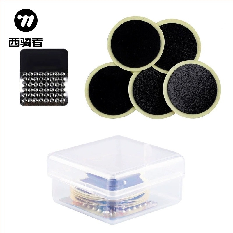 Ragasztó nélküli gumijavító készlet hegyi kerékpárhoz – hordozható javító doboz, kombinált készlet, WEST BIKING