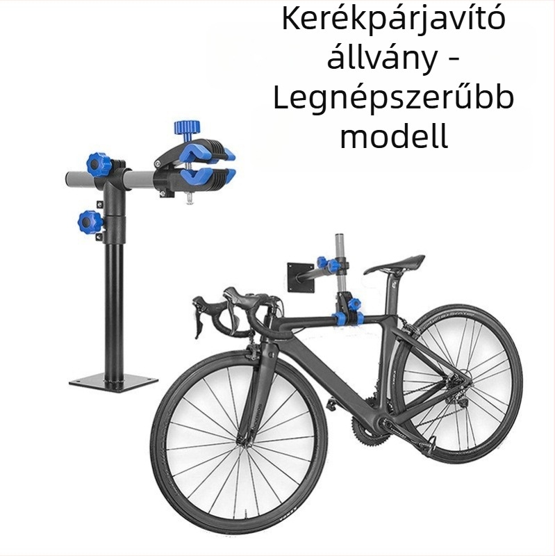 Kerékpár karbantartó állvány falra szerelhető kampóval, anyag: vas és ABS, testreszabható, márka Trace Generous