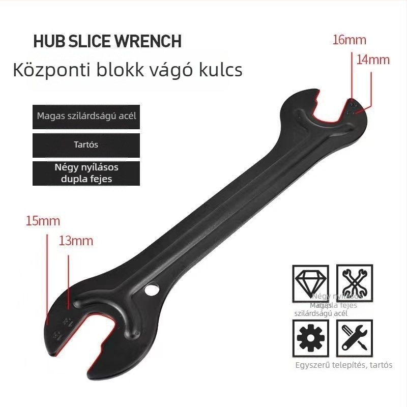 XW kerékpár kulcs, vasból készült karbantartási eszköz, márka XW, nem importált