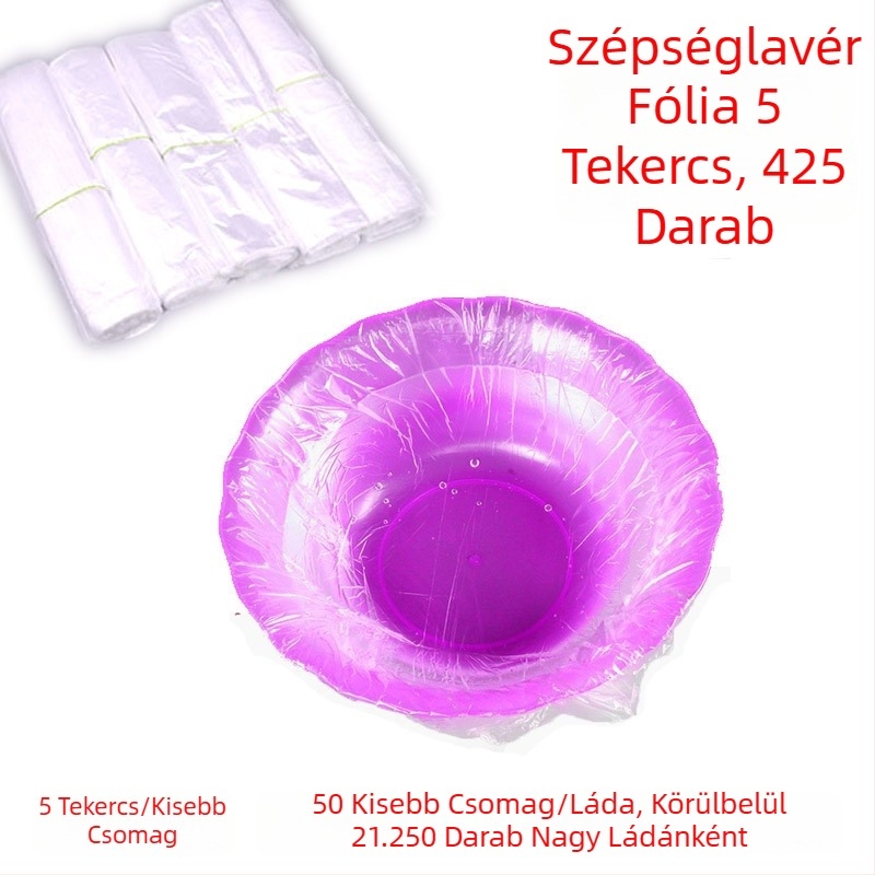 Egyszer használatos mosdóedény zacskók és mosdófedők szépségszalonok számára