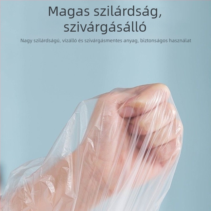 Extra nagy, egyszer használatos meleg forrás medencés fólia – vastagított belső burkolat privát fürdéshez, dupla káddal, fa vödör és műanyag fólia