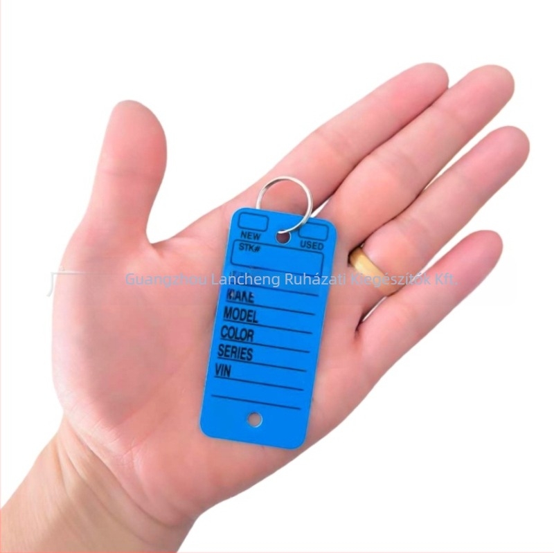 Autó- és motoregisztrációhoz való kulcscímke, műanyag+fém, vízálló, kulcskarika és stylusz, 4S műhelyekhez/autó szervizekhez/személyes használatra