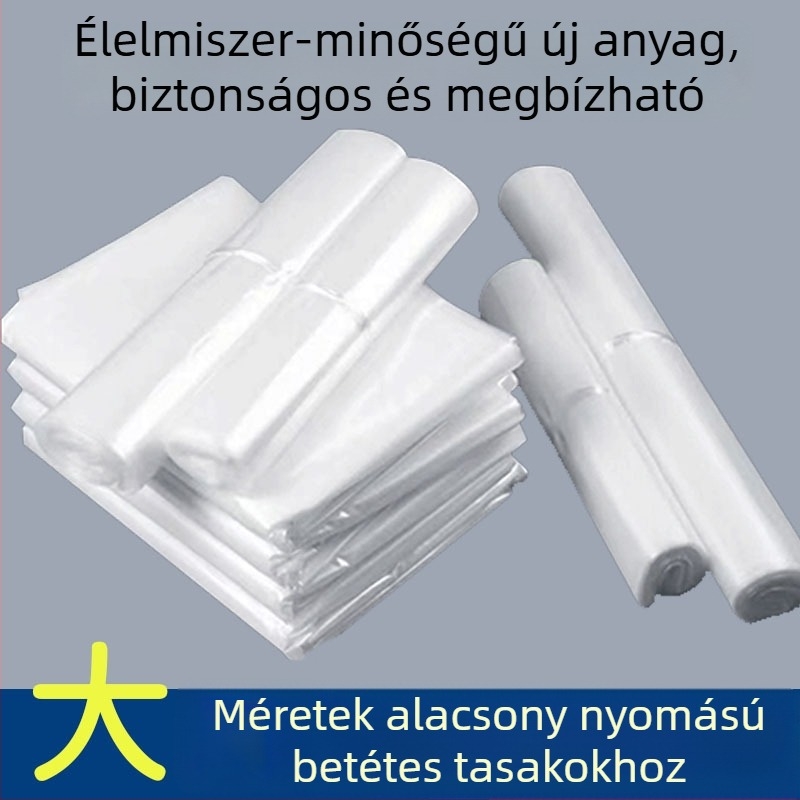 PE nagy nyomású, nagy síknyílású filmtasak, élbetéttel, műanyag kartonhoz belső nedvesség- és porvédő bevonat, átlátszó belső fólia