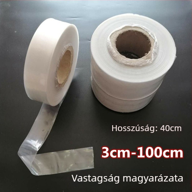 PE hosszú csomagolócső – átlátszó, vastag filmmel ellátott cső ipari csomagoláshoz