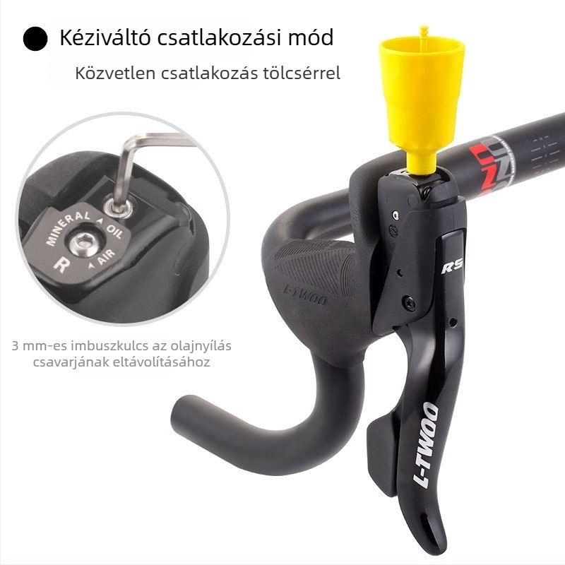 TOOPRE olajtöltő eszköz országúti kerékpár tárcsafékei olajcseréjéhez LTWOO Blueprint R5R7