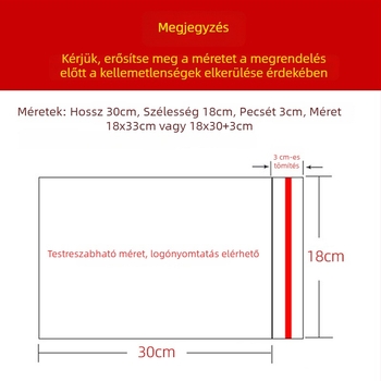 OPP önzáró tasakok, 8 cm szélességűek, polipropilén, ajándék- és üdvözlőkártyák csomagolásához, önzáró, nagykereskedelem