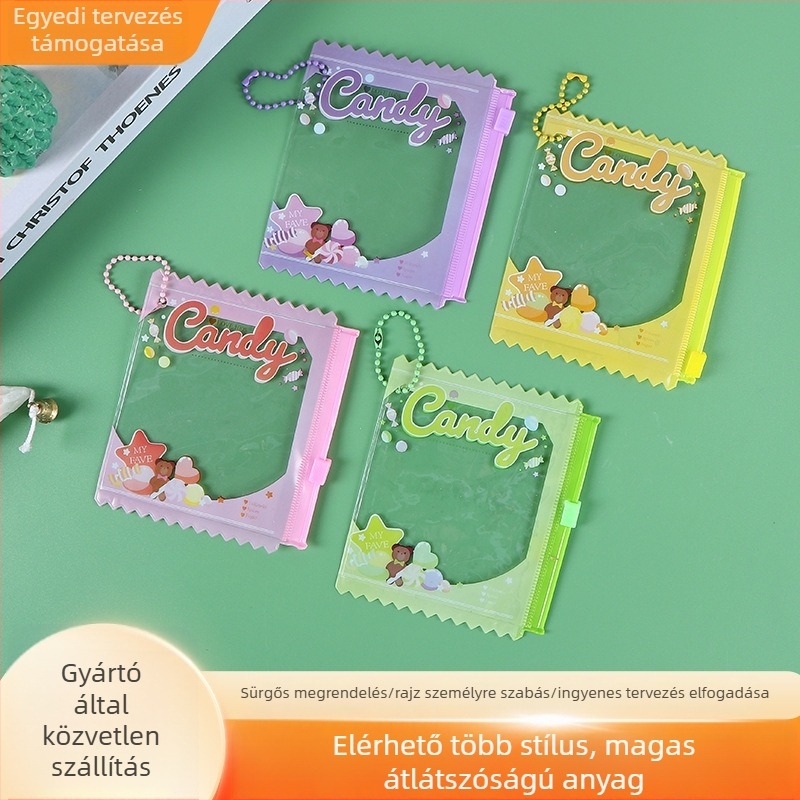 PVC zip táska karikatúra emblémákhoz — tároló/védőtok, nyomtatott logó, offset nyomtatás, 96% elsődleges anyag