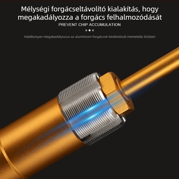 Alsócsapágy maró- és menetfúró eszköz út- és MTB kerékpárokhoz – Ellenőrzés és javítás – alumíniumötvözet / nagy sebességű acél – Riderace hivatalos magánmárka