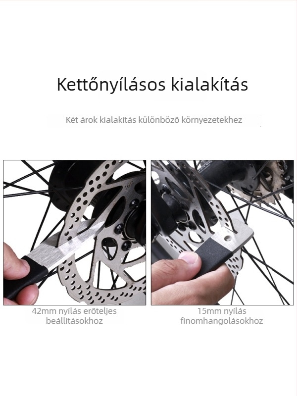 Országúti és terep bringákhoz készült tárcsdeformáció-korrigáló kulcs | rozsdamentes acél | Dingtian márka