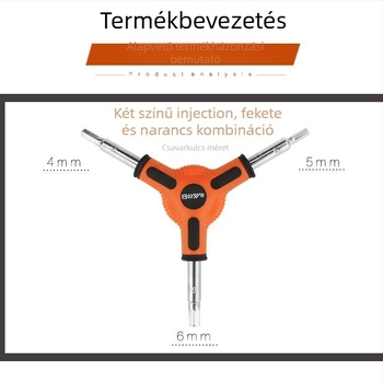 BOY Y-típusú hatszögletű kulcs kerékpárhoz, 45# acél, testreszabható feldolgozás
