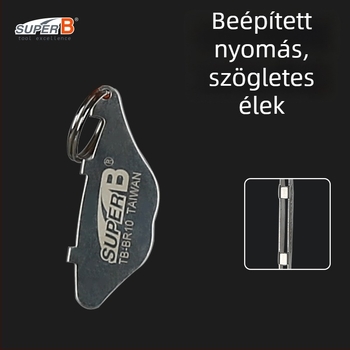 Tárcsafék állító kerékpárhoz – rozsdamentes acél, TB-BR10, feldolgozás és testreszabás elérhető, Márka: Super B Baozhong