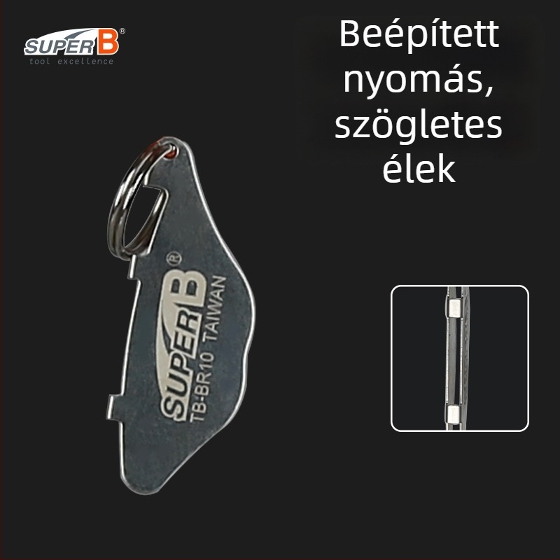 Tárcsafék állító kerékpárhoz – rozsdamentes acél, TB-BR10, feldolgozás és testreszabás elérhető, Márka: Super B Baozhong