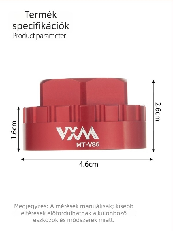 VXM Kerékpár 12-sebességes közvetlen montázsú korong—telepítés és bontás eszköz, Cone Sleeve M7100/M8100/M9100XT