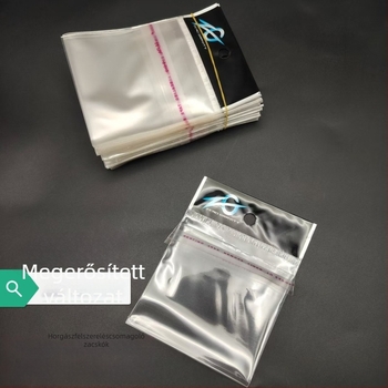 OPP akasztófülű zacskók horgászhorogokhoz — önragasztó, zárható és alcsomagolás a tároláshoz