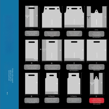 Műanyag élelmiszer-csomagoló zacskók, kétszeres rétegvastagság 10 silk, napi termelés 200000, univerzális csomagolás