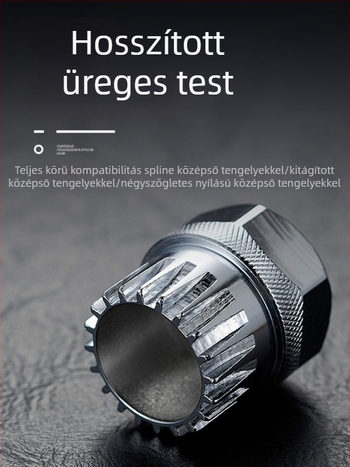 Kerepár középső tengely spline szerszám; acélból készült; kulcs; testreszabható gyártás; márka VXM