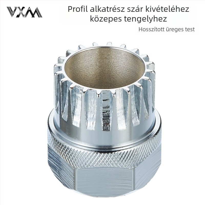 Kerepár középső tengely spline szerszám; acélból készült; kulcs; testreszabható gyártás; márka VXM