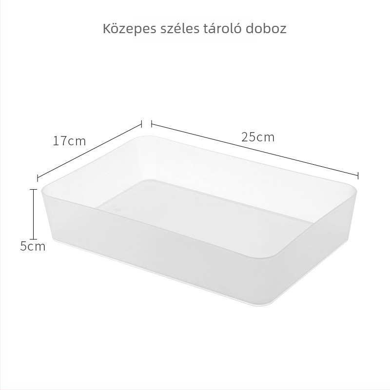 Asztali tároló doboz osztókkal, PP műanyagból, 100% új anyag, kozmetikumokhoz, bőrápoláshoz és ékszerekhez, modell 70422-70438
