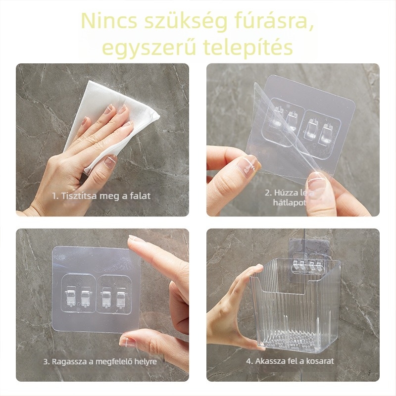 Fali tároló doboz használt arctörölközők tárolására, fürdőszobai multifunkcionális polc