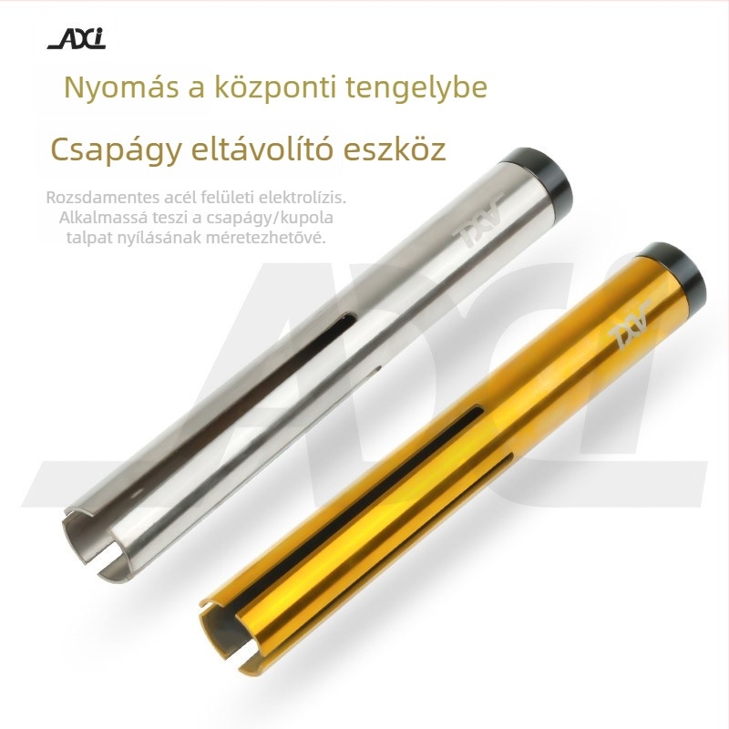 AXI alsócsapágy szerszámkészlet mountain/road kerékpárokhoz – rozsdamentes acél, nyomó eszköz, csapágyak eltávolítása, kupakfedél perforátor