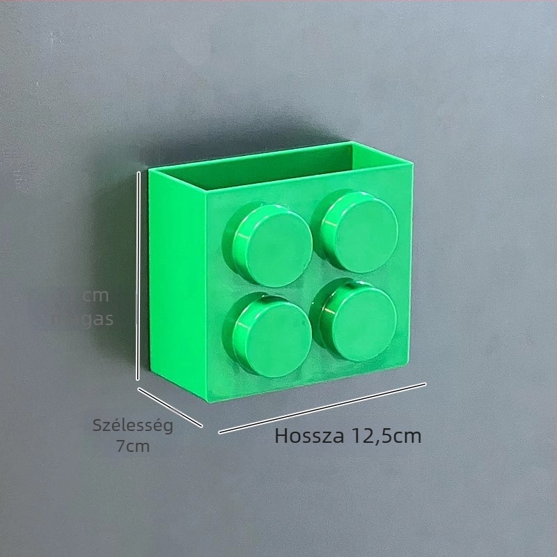 Falasra szerelhető mágneses kozmetikai tároló doboz — műanyag, modern minimalist stílus, 0,56 kg