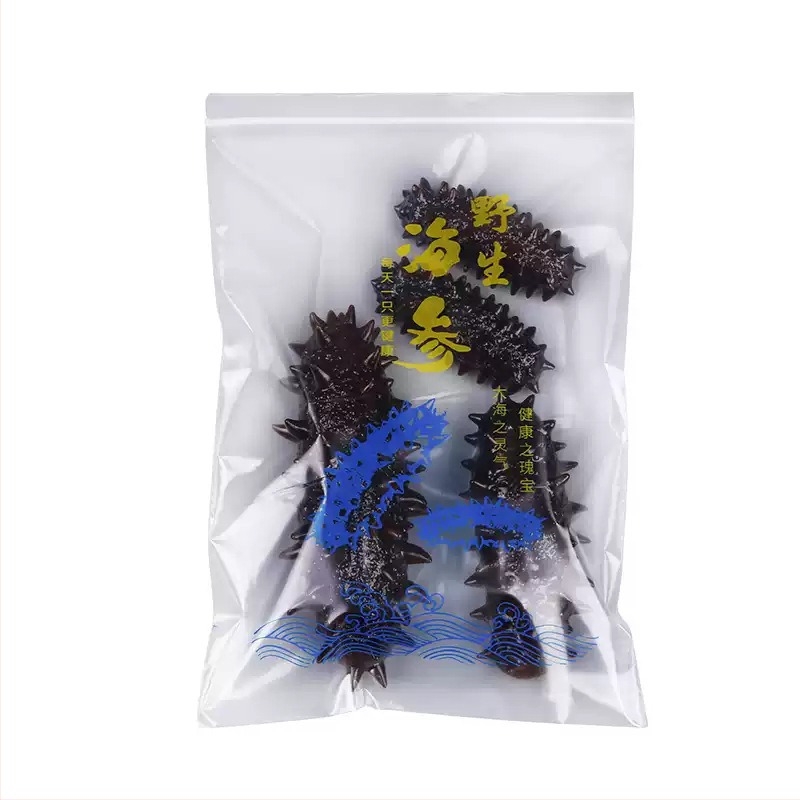 Tengeri uborka számára készült Ziplock zacskók, egyenként lezárva, fagyasztáshoz és frissesség megőrzéséhez, 0,5 kg